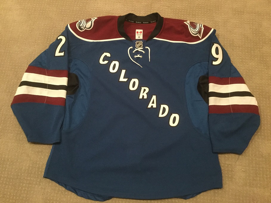 Eddie's Jersey Room - 2001-2002 Reference. Colorado Avalanche NHL game worn  used hockey jerseys.