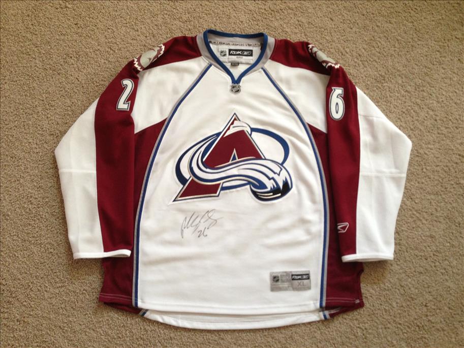 Paul Stastny Colorado Avalanche Autographed Signed Reebok Jersey